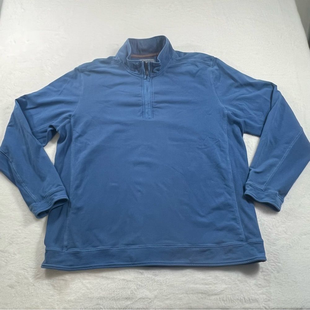 Men’s Tommy Bahama Blue Quarter-Zip Pullover size XXL